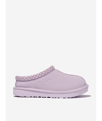 UGG Girls Suede Tasman II Slippers in Lilac Venez acheter