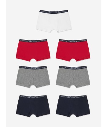 Tommy Hilfiger Boys Boxer Shorts Set (7 Pack) in Multicolour ou a consommer sur place