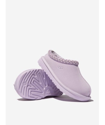 UGG Girls Suede Tasman II Slippers in Lilac Venez acheter