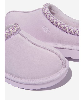 UGG Girls Suede Tasman II Slippers in Lilac Venez acheter