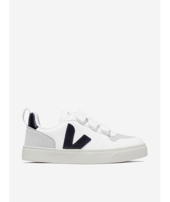 Veja Kids Canvas V-10 Trainers in White s'inspire de l'anatomie humaine