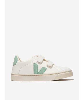 Veja Girls Small Esplar Velcro Trainers in White vous aussi creer 