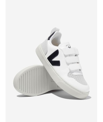 Veja Kids Canvas V-10 Trainers in White s'inspire de l'anatomie humaine