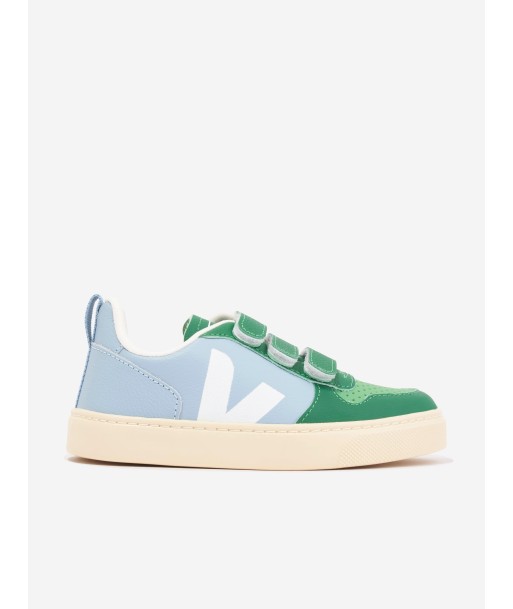 Veja Boys Small V-10 Animal Observatory Trainers in Green Véritable concentré