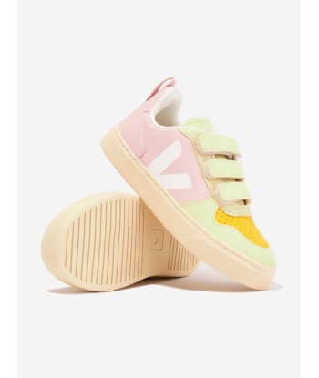 Veja Girls Small V-10 Animal Observatory Trainers in Pink sur le site 