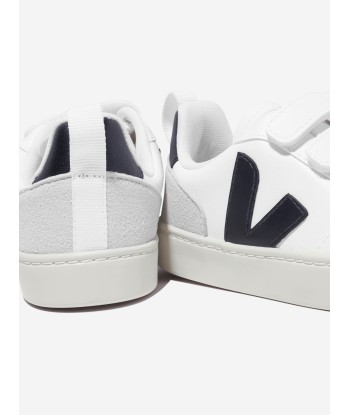 Veja Kids Canvas V-10 Trainers in White s'inspire de l'anatomie humaine