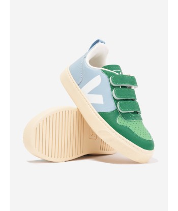 Veja Boys Small V-10 Animal Observatory Trainers in Green Véritable concentré