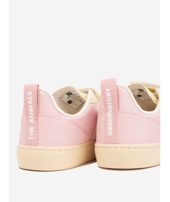 Veja Girls Small V-10 Animal Observatory Trainers in Pink sur le site 