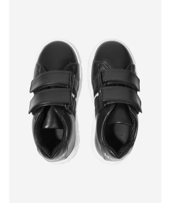 Versace Kids Leather La Greca Trainers Dans la société mordern