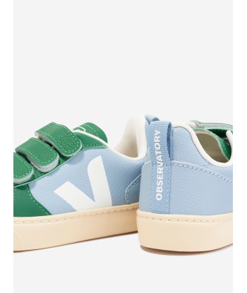 Veja Boys Small V-10 Animal Observatory Trainers in Green Véritable concentré