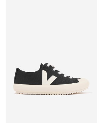 Veja Kids Small Flip El Lace Up Trainers in Black prix