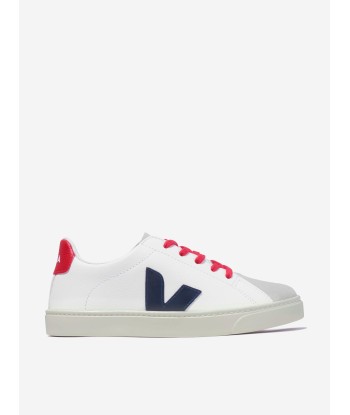 Veja Kids Small Esplar Lace Up Trainers in White votre restaurant rapide dans 