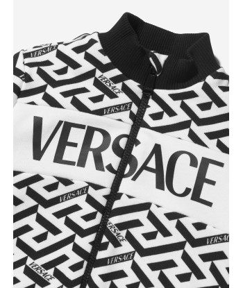 Versace Baby La Greca Zip Up Sweatshirt vous aussi creer 