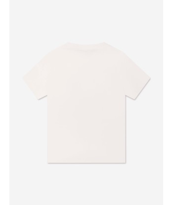 Versace Kids Medusa Logo T-Shirt in White commande en ligne