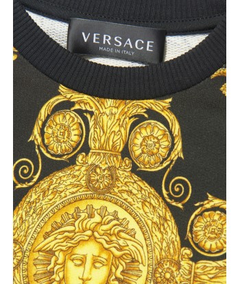 Versace Kids Heritage Print Sweatshirt in Black l'évolution des habitudes 