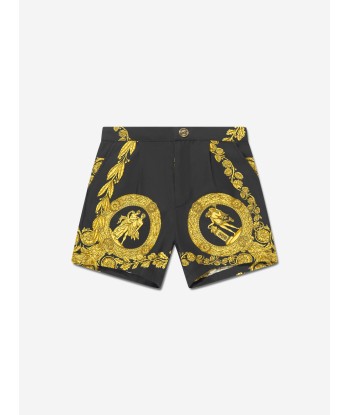 Versace Baby Heritage Print Shorts in Black Les magasins à Paris et en Île-de-France