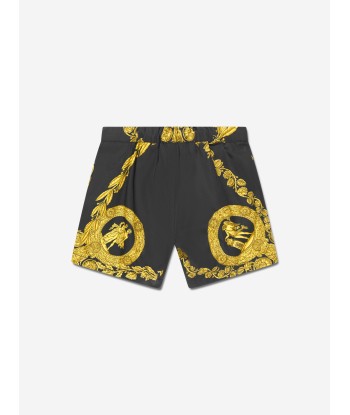 Versace Baby Heritage Print Shorts in Black Les magasins à Paris et en Île-de-France