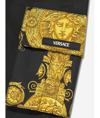 Versace Boys Maschera Baroque Pocket Shorts in Black prix pour 