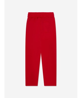 Golden Goose Kids Technical Jersey Star Band Tapered Joggers in Red chez Cornerstreet bien 