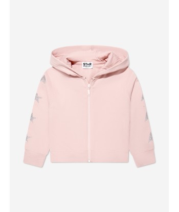 Golden Goose Girls Glitter Star Zip Up Hoodie pour bénéficier 