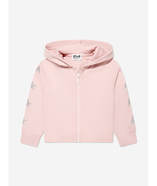 Golden Goose Girls Glitter Star Zip Up Hoodie pour bénéficier 