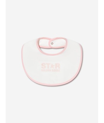 Golden Goose Baby Girls Star Logo Bath Gift Set in White de l' environnement