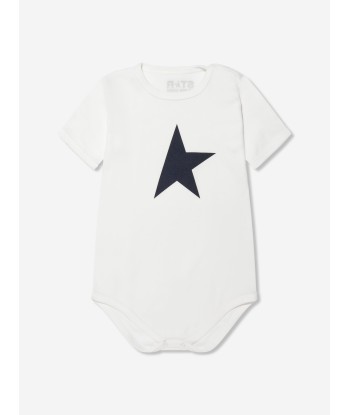 Golden Goose Baby Boys Star Logo Bath Gift Set in White pas cher 