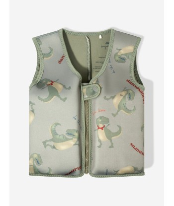 Konges Slojd Boys Dinosaur Neoprene Swim Vest in Green votre restaurant rapide dans 