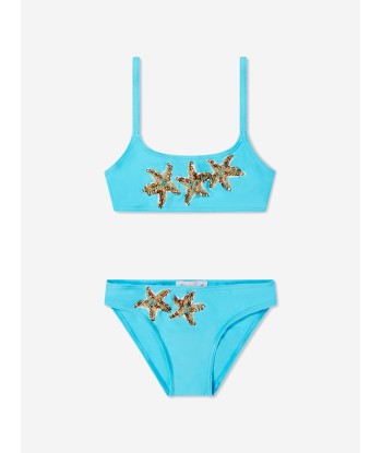 Selini Action Girls Starfish Bandeau Bikini in Turquoise sélection de produits