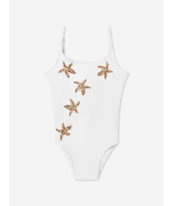 Selini Action Girls Starfish Swimsuit in White d'Europe débarque