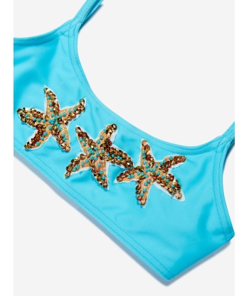 Selini Action Girls Starfish Bandeau Bikini in Turquoise sélection de produits