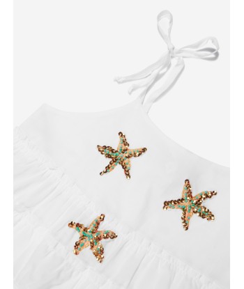 Selini Action Girls Starfish Beach Dress in White ou a consommer sur place