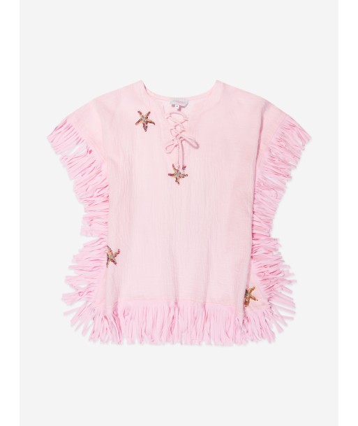 Selini Action Girls Starfish Kaftan in Pink pas cher