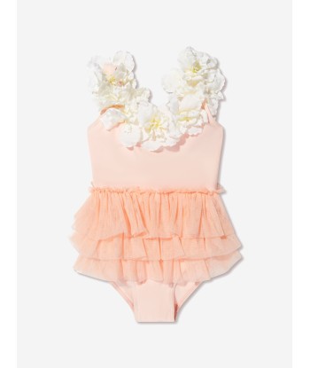 Selini Action Girls Flowers And Tutu Swimsuit in Pink shop