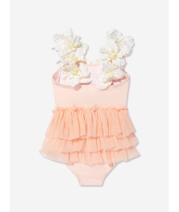 Selini Action Girls Flowers And Tutu Swimsuit in Pink shop