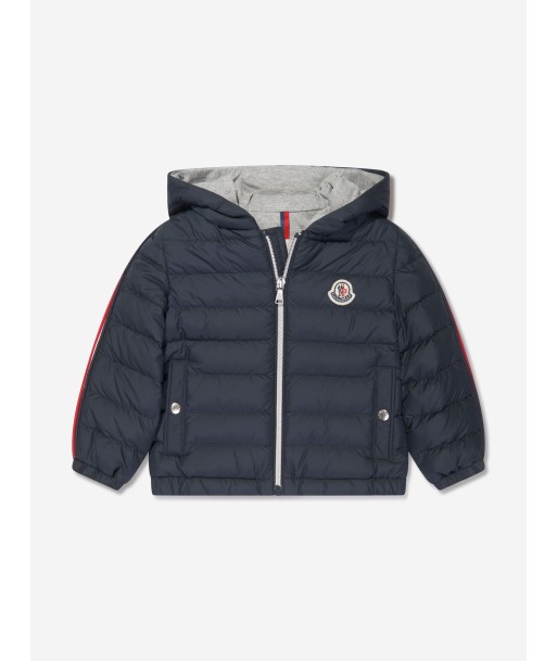 Moncler Enfant Baby Boys Down Padded Baty Jacket in Navy soldes