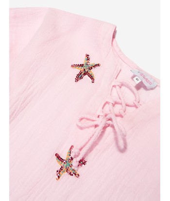 Selini Action Girls Starfish Kaftan in Pink pas cher