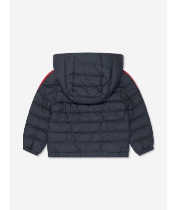 Moncler Enfant Baby Boys Down Padded Baty Jacket in Navy soldes