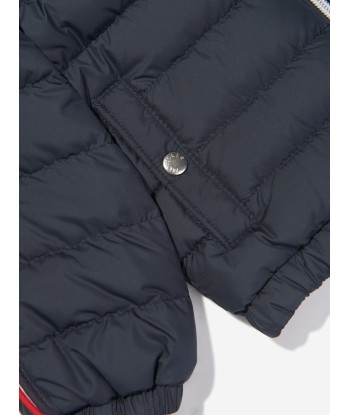 Moncler Enfant Baby Boys Down Padded Baty Jacket in Navy soldes