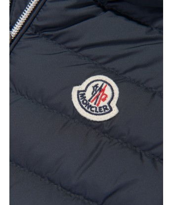 Moncler Enfant Baby Boys Down Padded Baty Jacket in Navy soldes