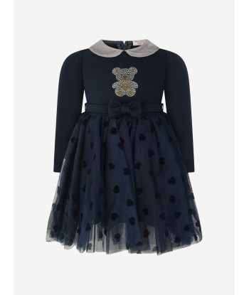 Monnalisa Baby Girls Teddy Bear Tulle Dress 2 - 3 jours ouvrés.