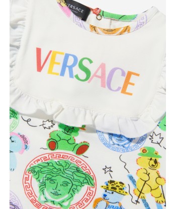 Versace Baby Girls Bear Logo Babygrow à prix réduit toute l'année