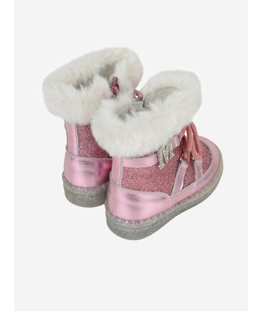 Monnalisa Girls Glitter Snow Boots en stock