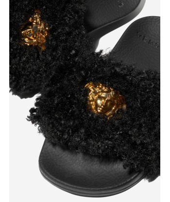 Versace Kid Fluffy Medusa Sliders 50% de réduction en Octobre 2024