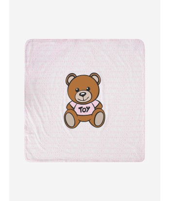 Moschino Girls Teddy Baby Blanket Pour