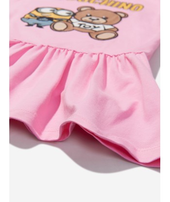 Moschino Girls Cotton Minion And Teddy Toy Dress vous aussi creer 