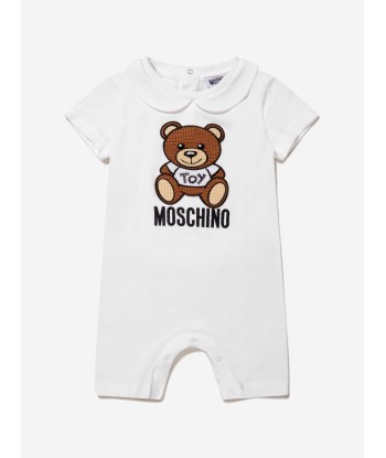 Moschino Baby Unisex Cotton Teddy Toy Romper In A Gift Box Comment ça marche