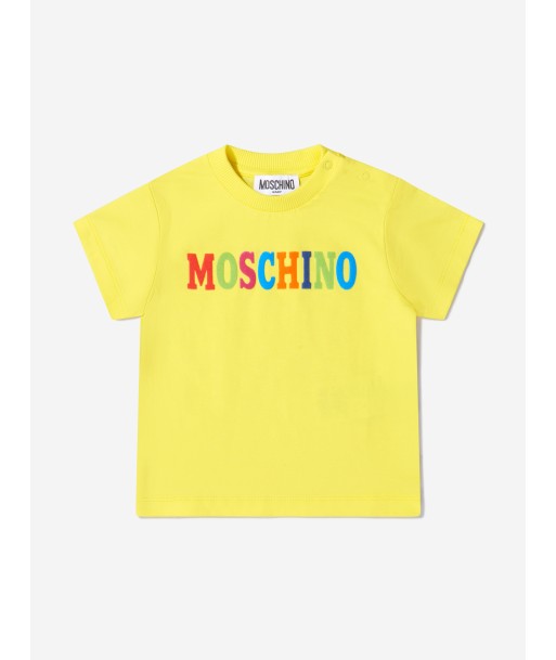 Moschino Baby Unisex Cotton Logo T-Shirt acheter en ligne