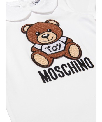 Moschino Baby Unisex Cotton Teddy Toy Romper In A Gift Box Comment ça marche