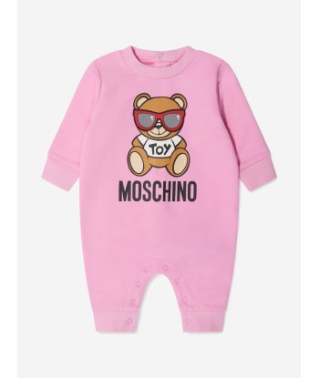 Moschino Baby Girls Cotton Teddy Toy Babysuit In A Gift Box l'évolution des habitudes 